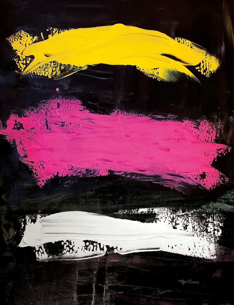 Bright Abstract portrait art print by Marie-Elaine Cusson for $57.95 CAD
