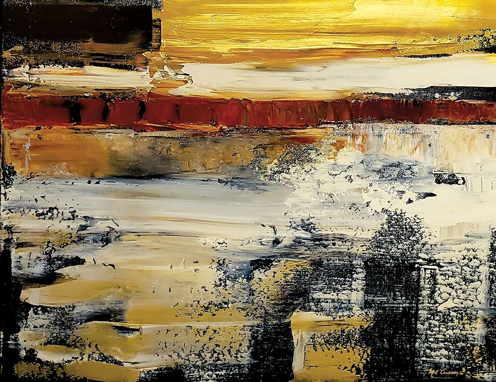 Modern Abstract II landscape art print by Marie-Elaine Cusson for $57.95 CAD