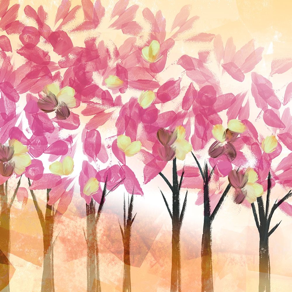 Pink Trees art print by Northern Lights for $57.95 CAD