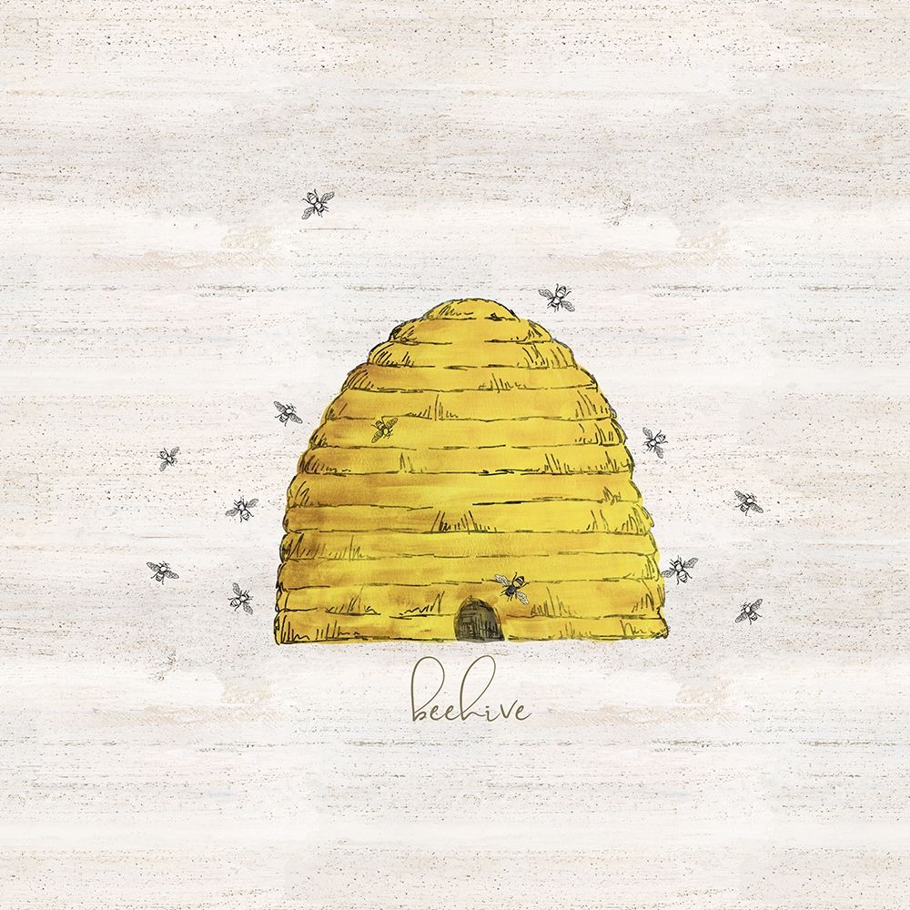 Bees Life V-Beehive art print by Tara Reed for $57.95 CAD
