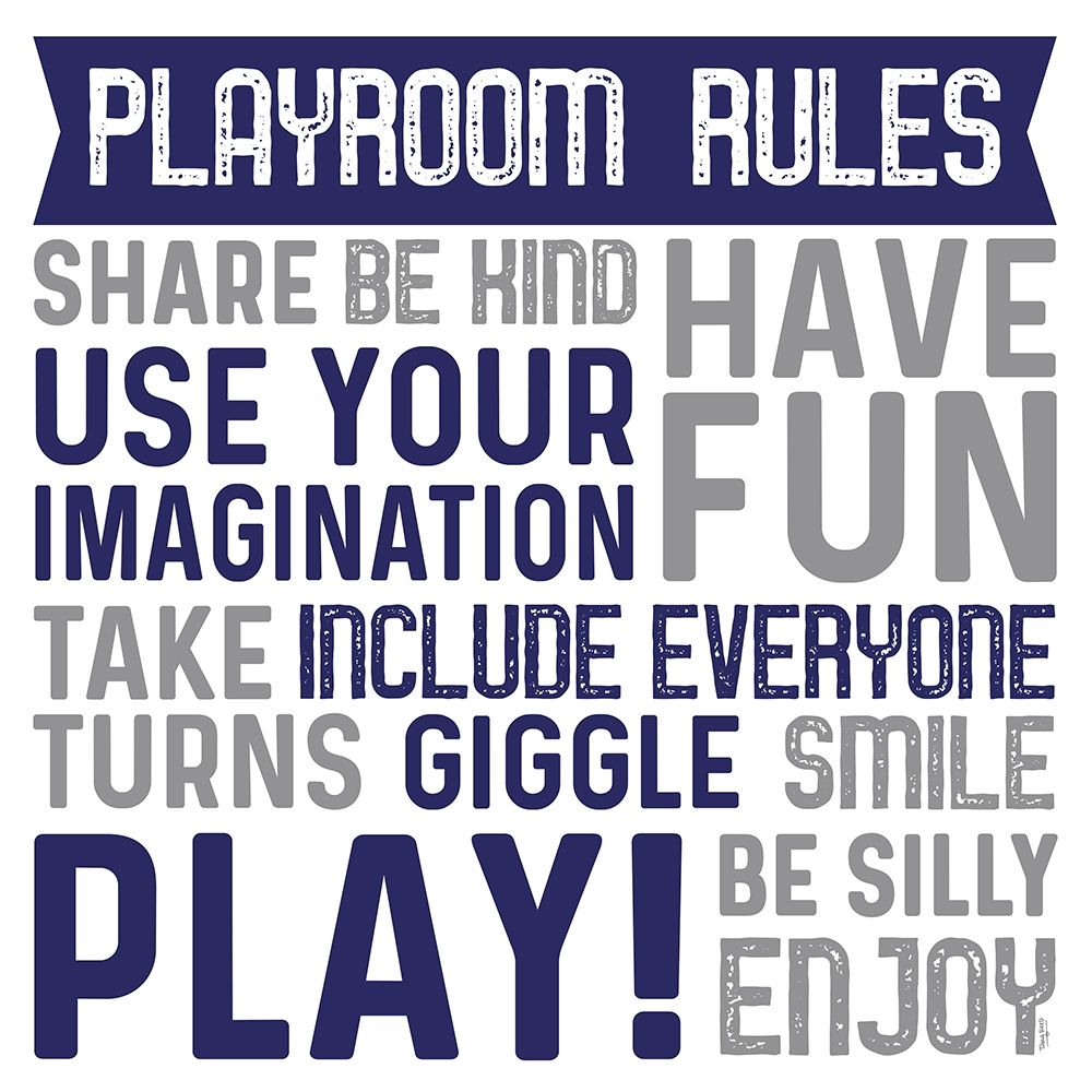 Playroom Rules II art print by Tara Reed for $57.95 CAD