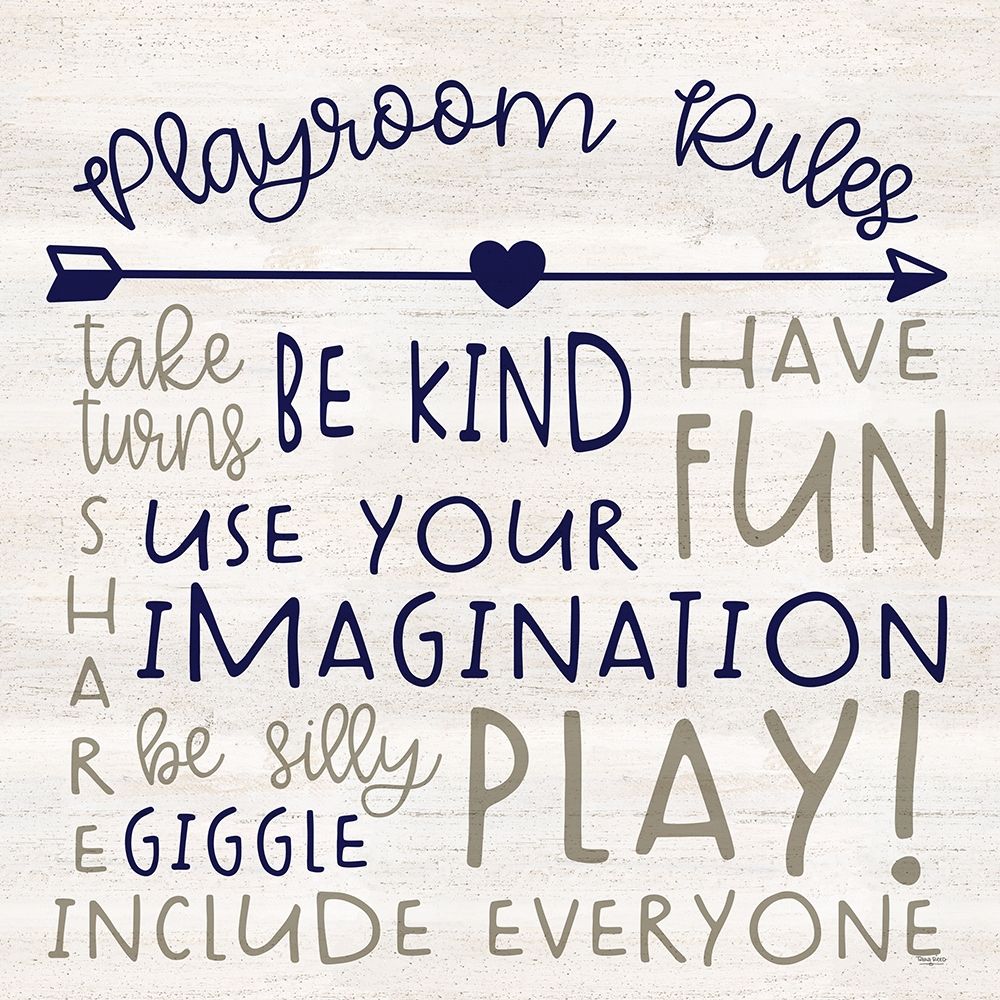 Playroom Rules III art print by Tara Reed for $57.95 CAD