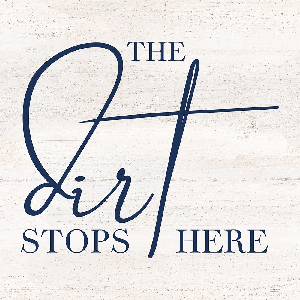 Bathroom Humor V-Stops Here art print by Tara Reed for $57.95 CAD
