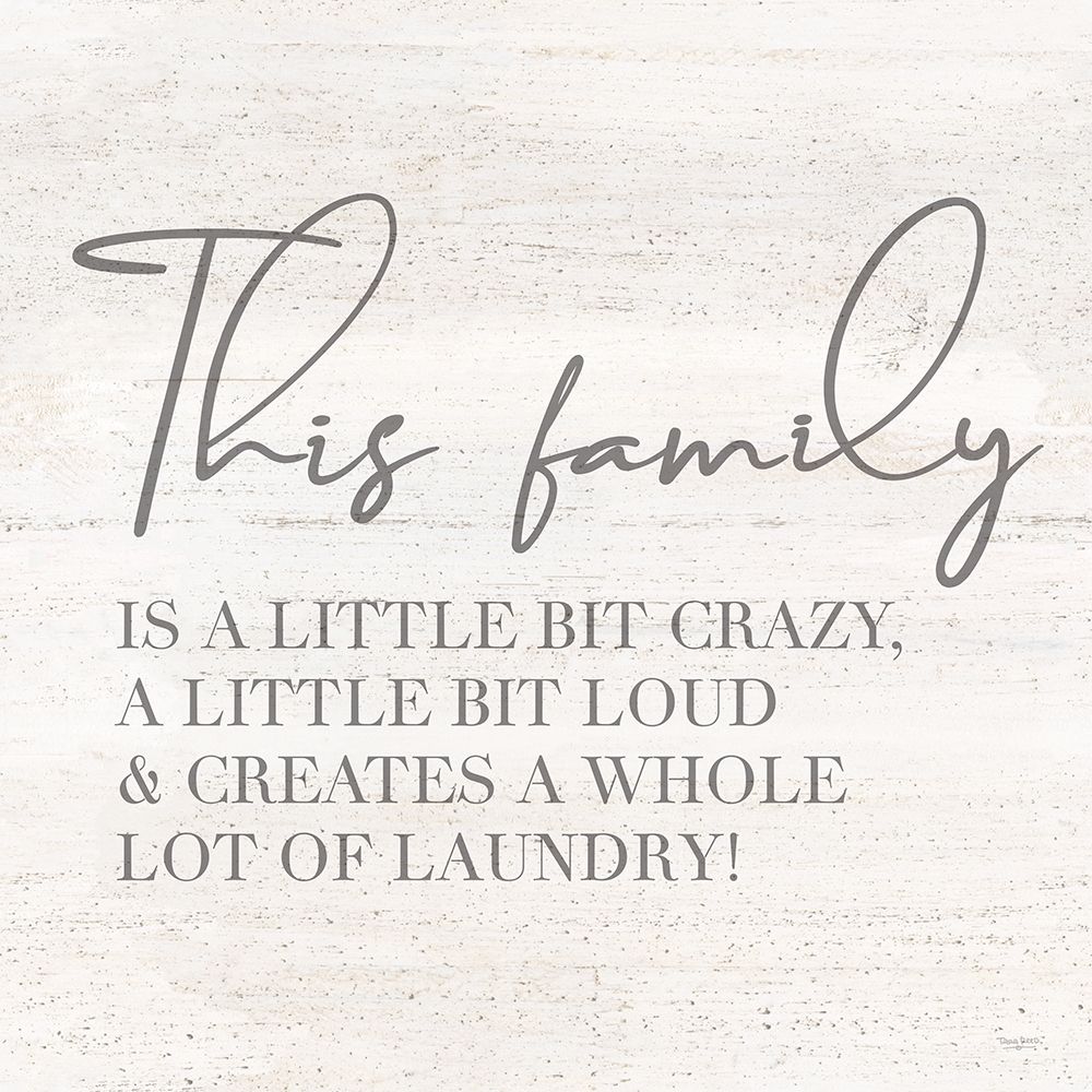 Laundry Room Humor IV-Family art print by Tara Reed for $57.95 CAD