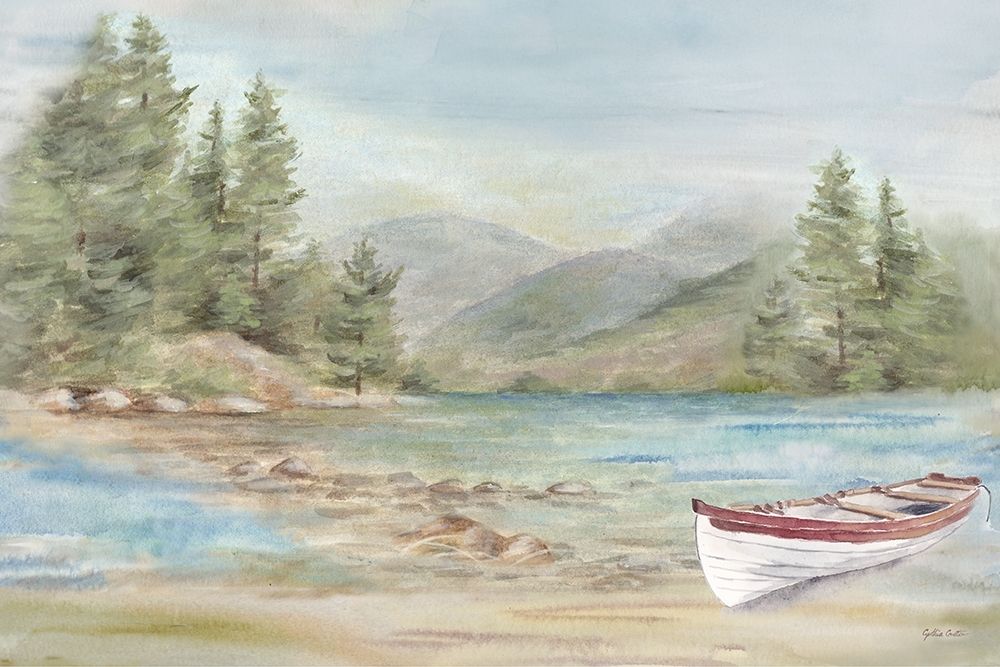 Woodland Reflections landscape I art print by Cynthia Coulter for $57.95 CAD