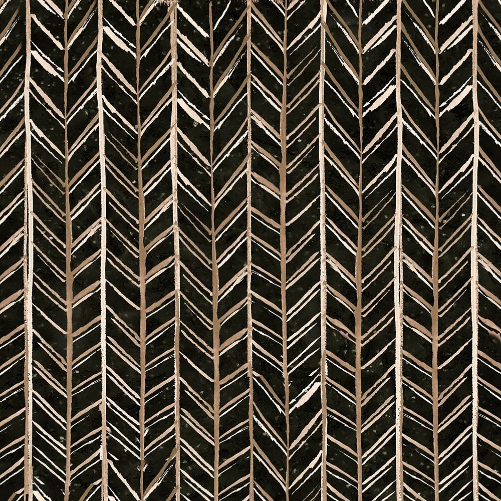 Warm Tribal Texture Chevron black art print by Tre Sorelle Studios for $57.95 CAD