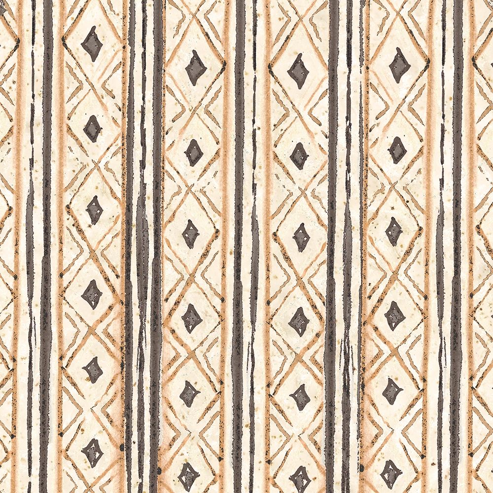 Warm Tribal Texture abstract II art print by Tre Sorelle Studios for $57.95 CAD