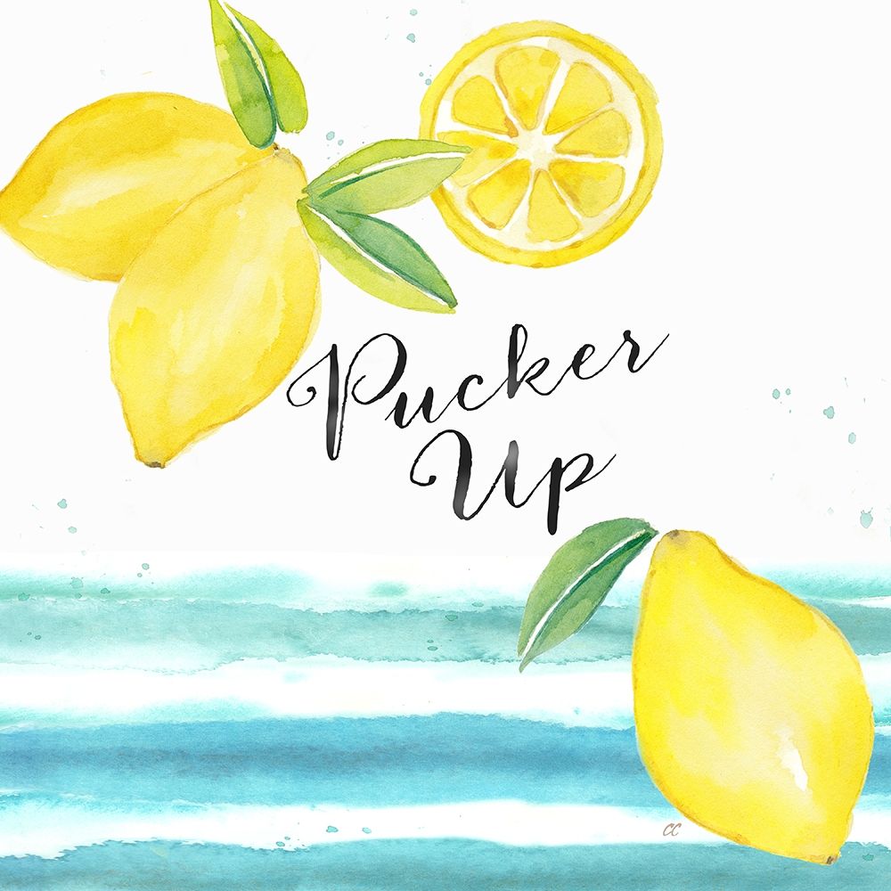 Fresh Fruit Sentiment IV-Lemon art print by Cynthia Coulter for $57.95 CAD