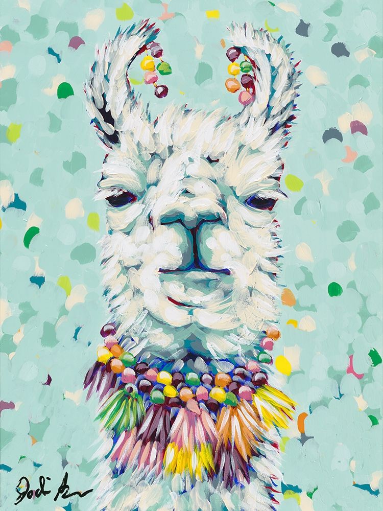 Drama Llama I art print by Jodi Augustine for $57.95 CAD