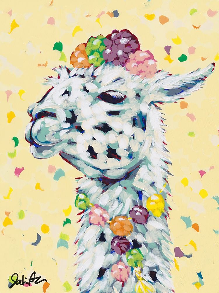 Drama Llama III art print by Jodi Augustine for $57.95 CAD