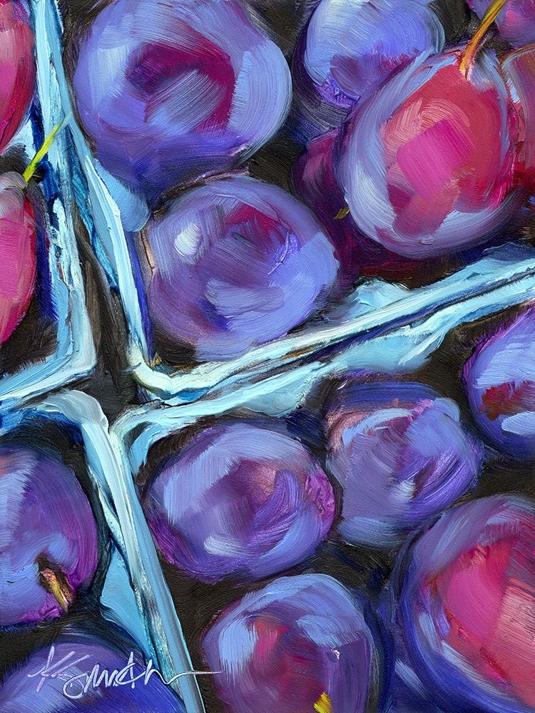 Blueberry Carton art print by Kim Smith for $57.95 CAD