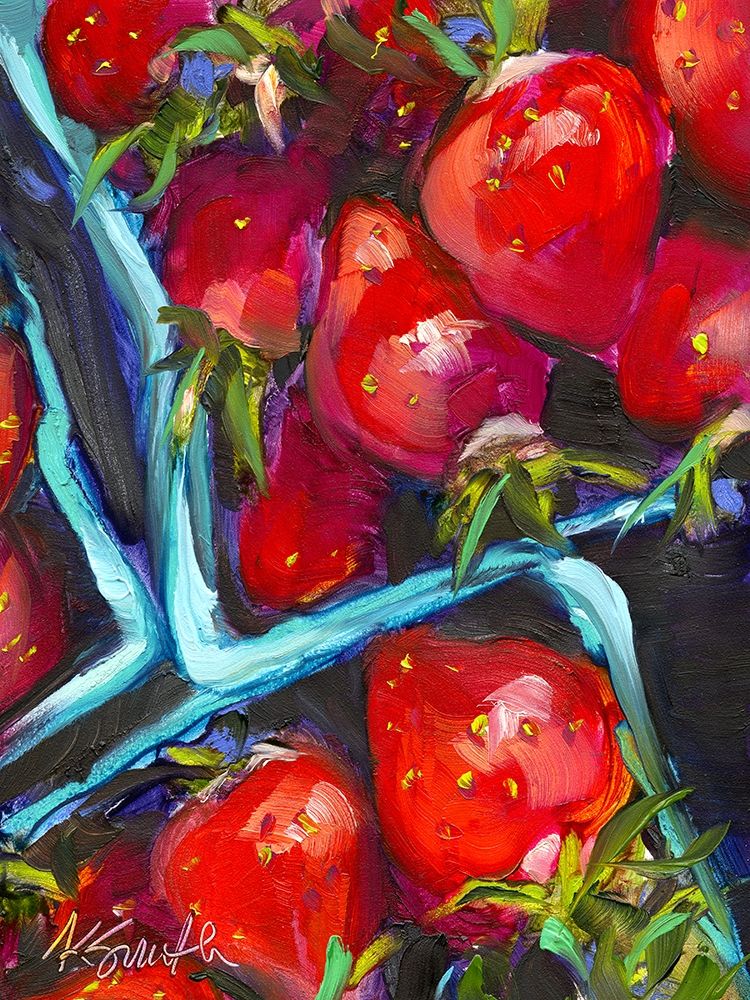 Strawberry Carton art print by Kim Smith for $57.95 CAD
