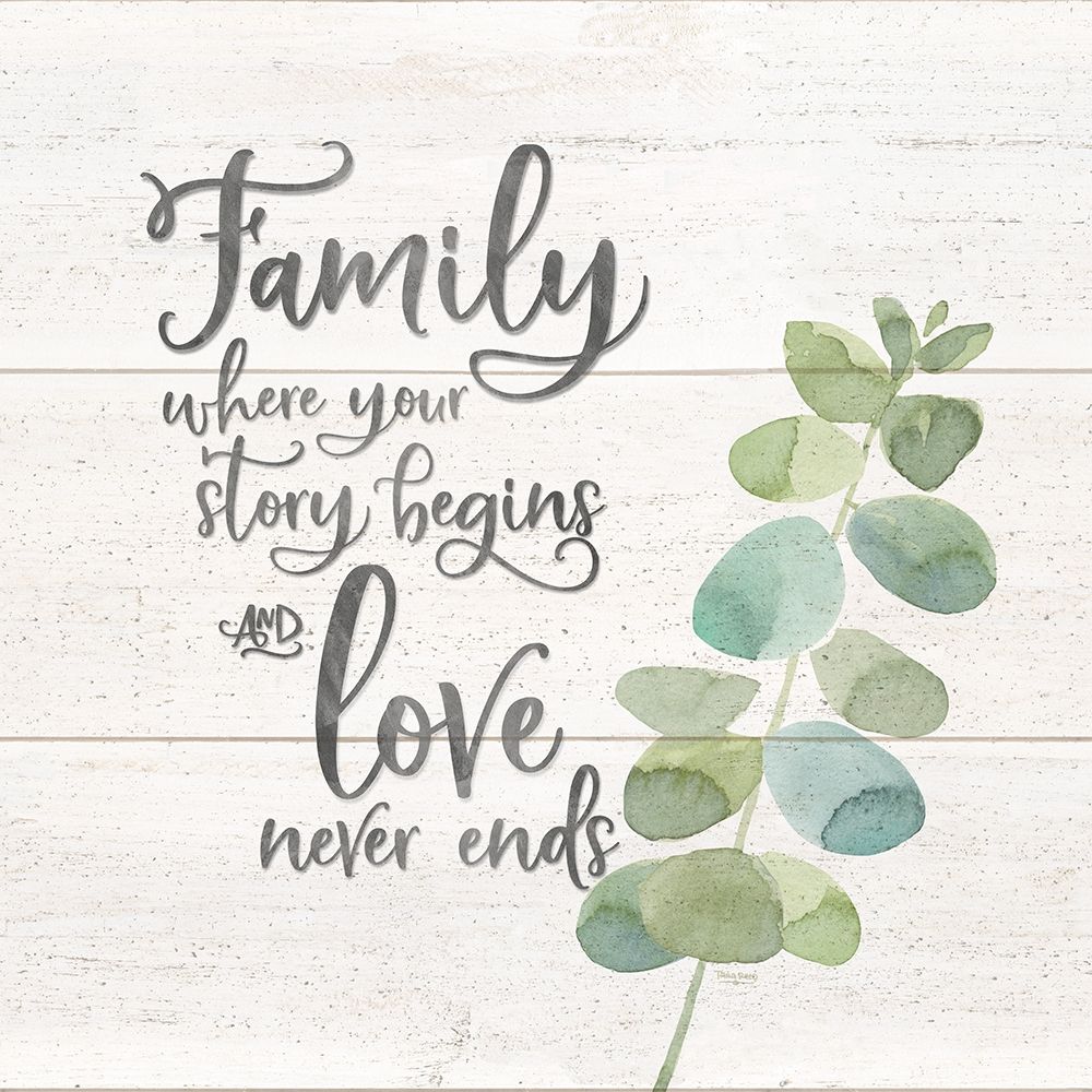 Natural Inspiration blue II-Family art print by Tara Reed for $57.95 CAD