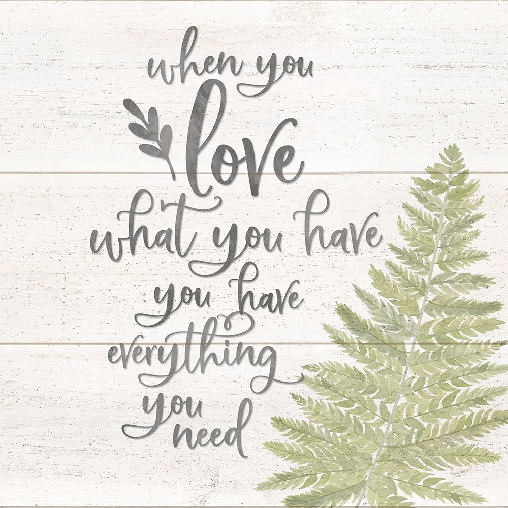 Natural Inspirations I-Love art print by Tara Reed for $57.95 CAD
