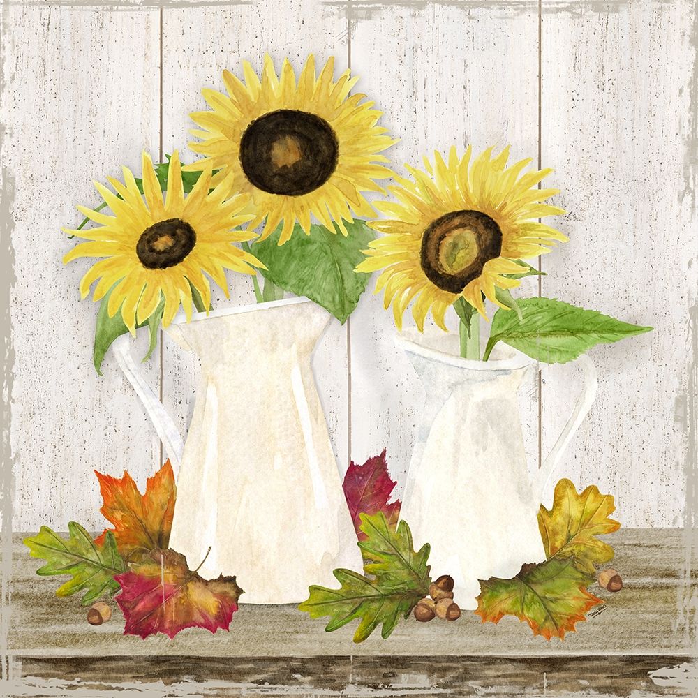 Fall Sunflowers IV art print by Tara Reed for $57.95 CAD