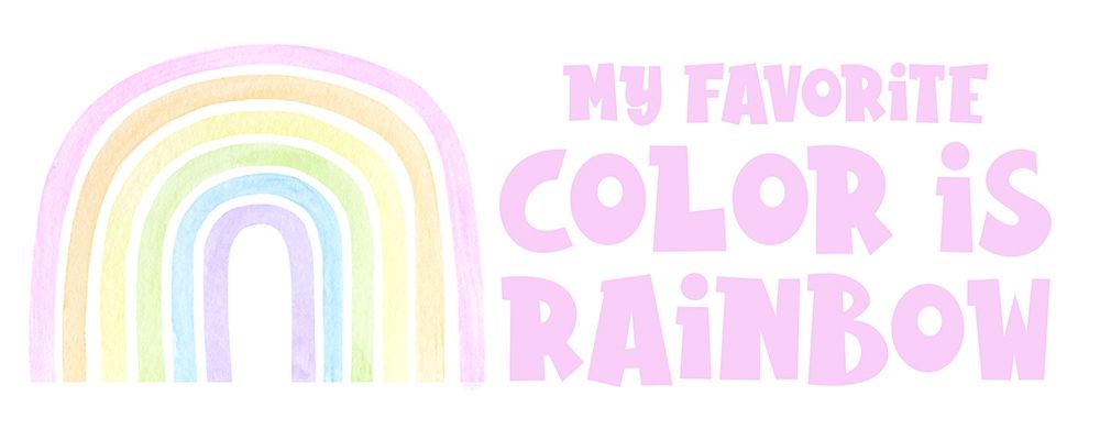Pastel Rainbows panel I-Favorite art print by Tara Reed for $57.95 CAD