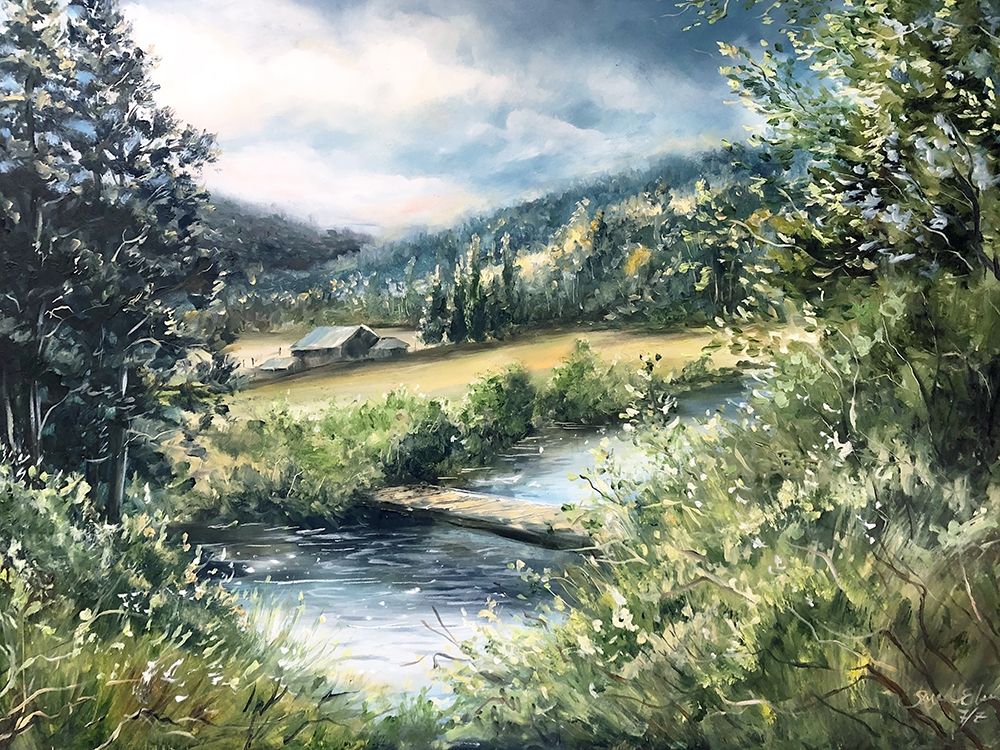 Dolores Ranch Painting art print by Tre Sorelle Studios for $57.95 CAD