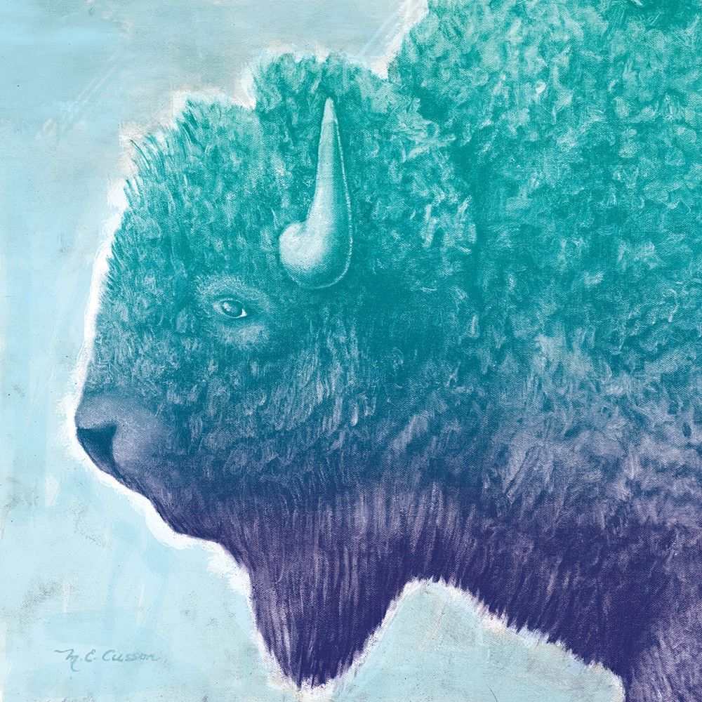 Buffalo Blues art print by Marie-Elaine Cusson for $57.95 CAD