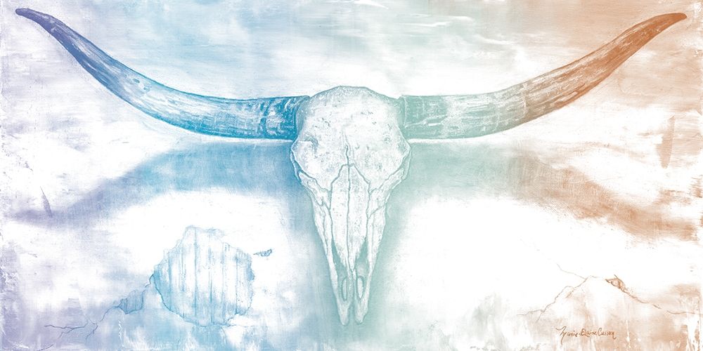 Longhorn II rainbow art print by Marie-Elaine Cusson for $57.95 CAD