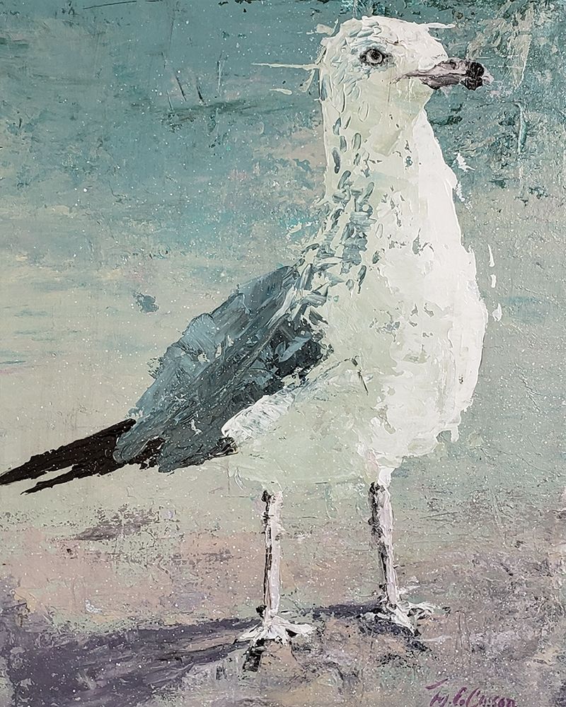 Beach Bird VII art print by Marie-Elaine Cusson for $57.95 CAD