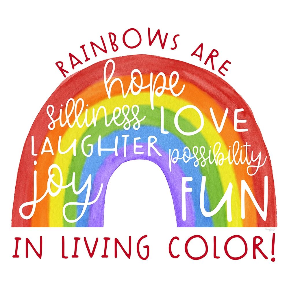 Rainbows I-Living  Color art print by Tara Reed for $57.95 CAD