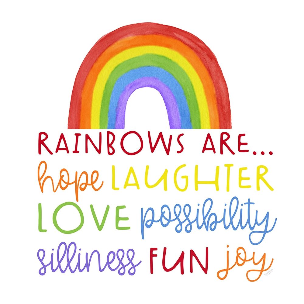 Rainbows II-Rainbows  Are art print by Tara Reed for $57.95 CAD