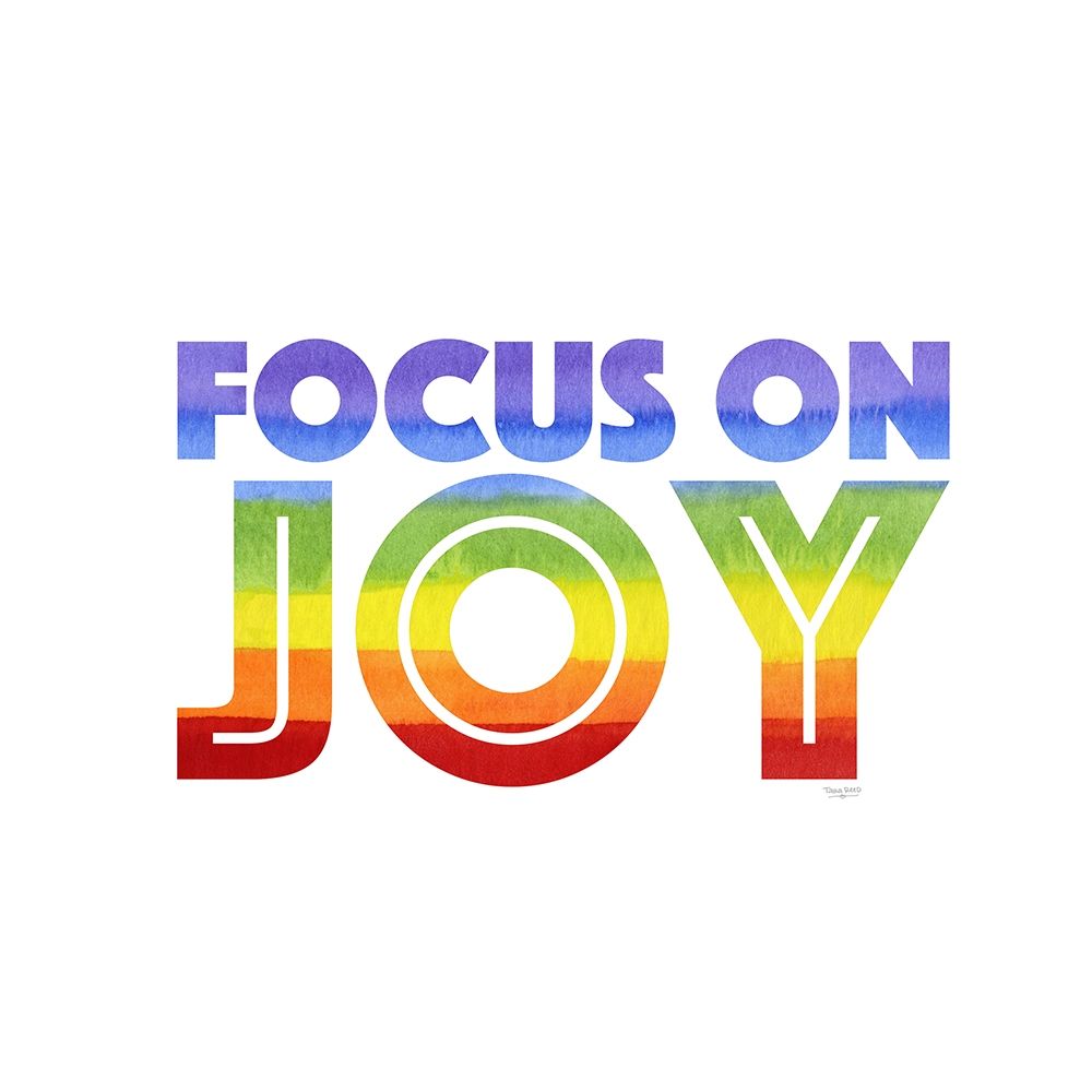 Rainbows V-Focus on  Joy art print by Tara Reed for $57.95 CAD