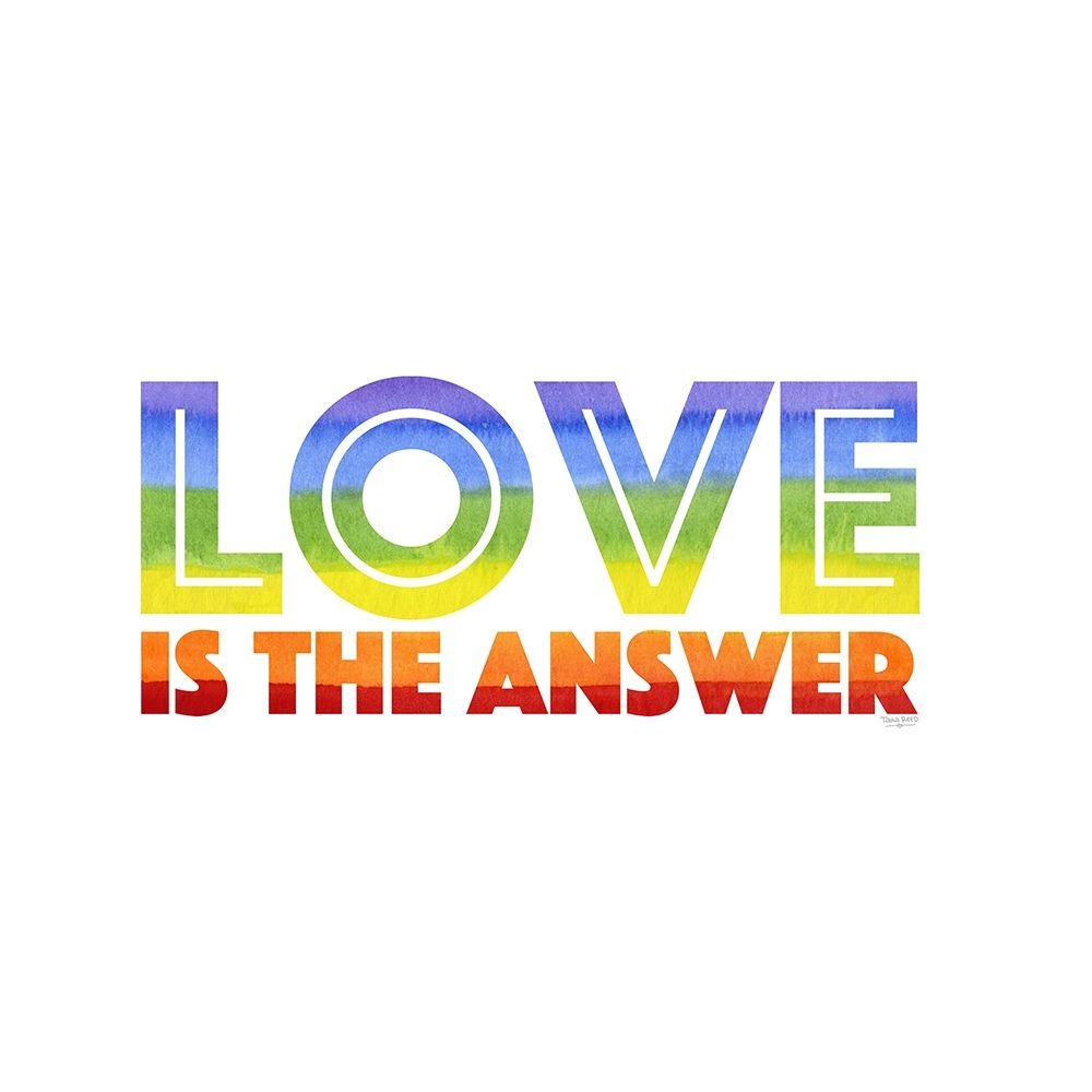 Rainbows VIII-Love art print by Tara Reed for $57.95 CAD