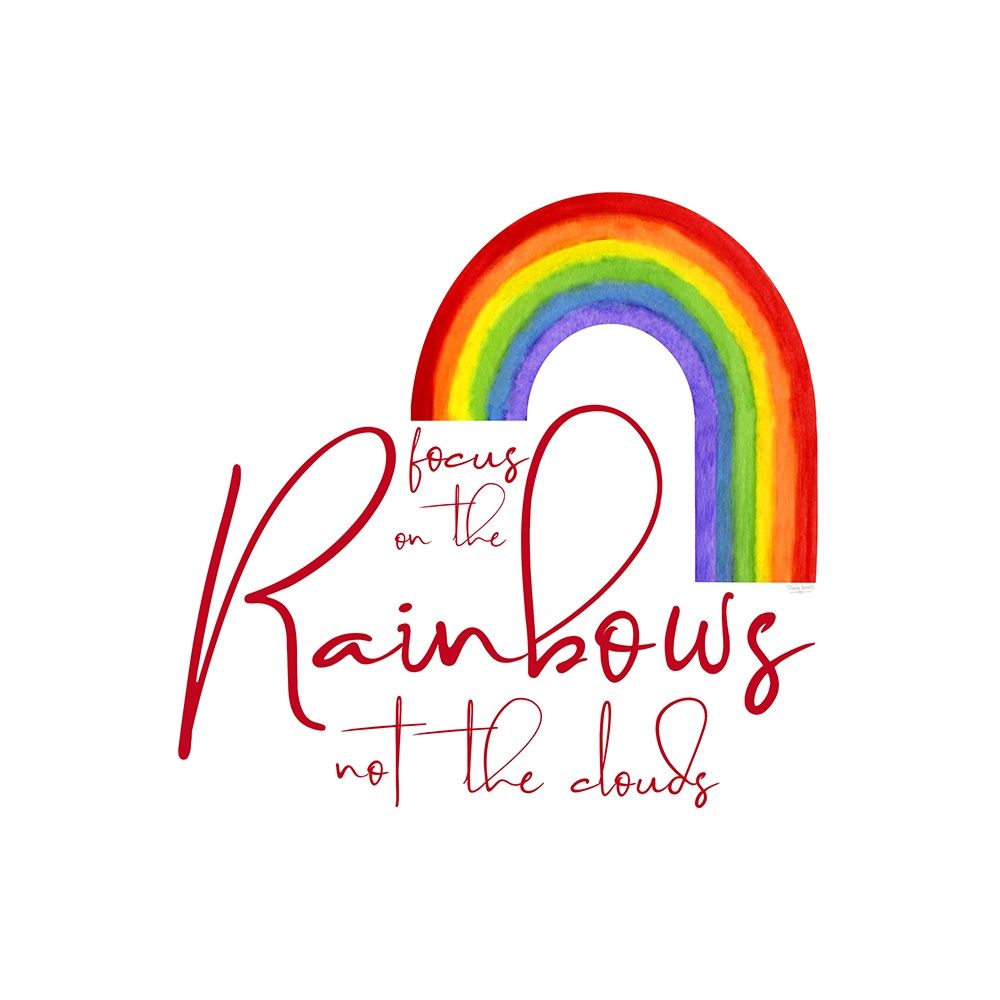 Rainbow and Sentiment  II-Focus on Rainbow art print by Tara Reed for $57.95 CAD