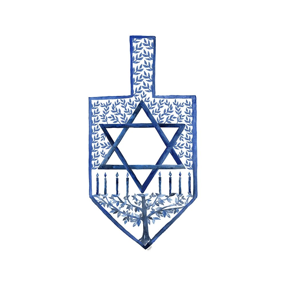 Festival of Lights I-Dreidel art print by Tara Reed for $57.95 CAD