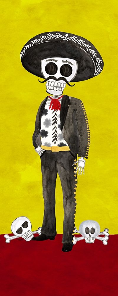 Day of the Dead vertical I art print by Tara Reed for $57.95 CAD