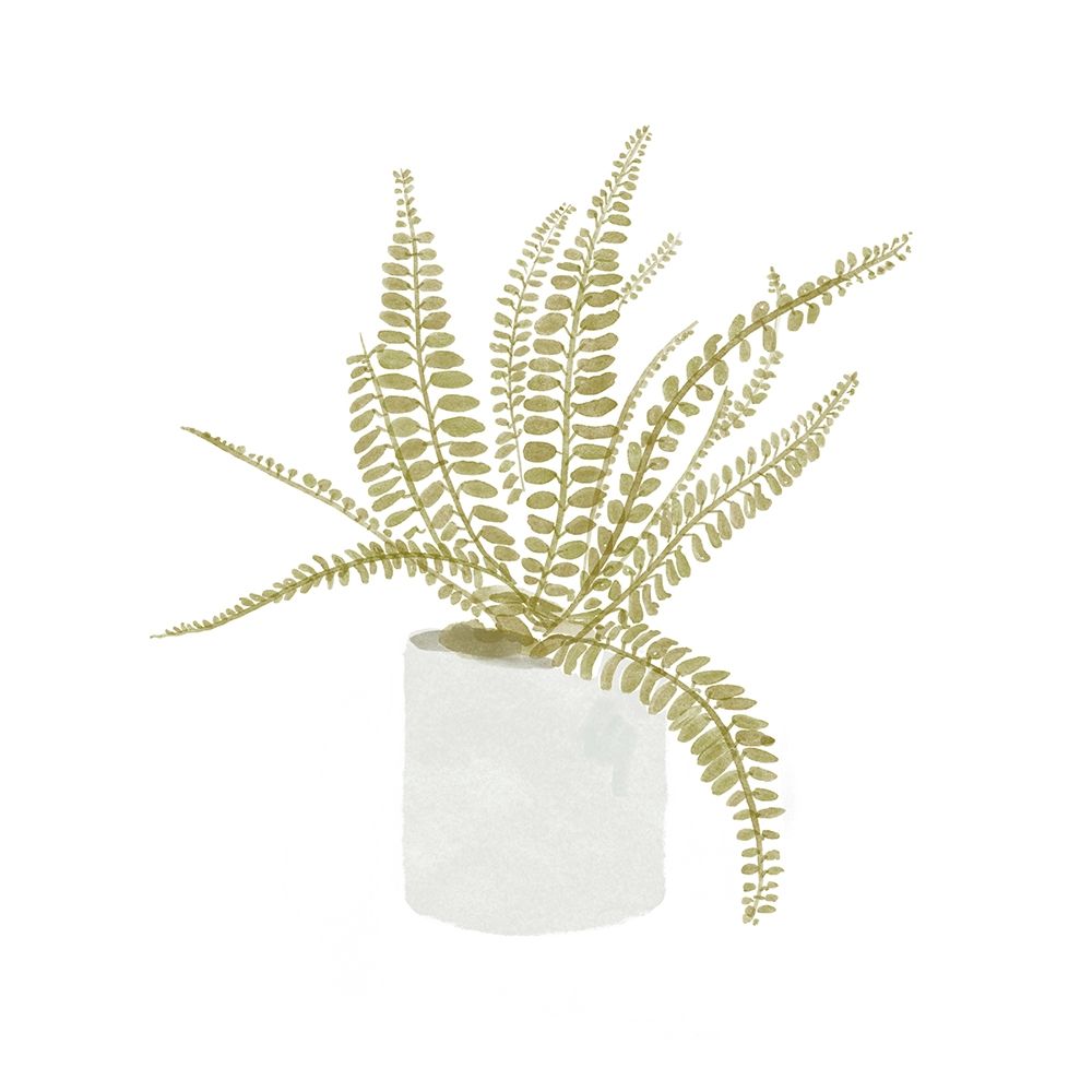 Potted Fern V art print by Bannarot for $57.95 CAD