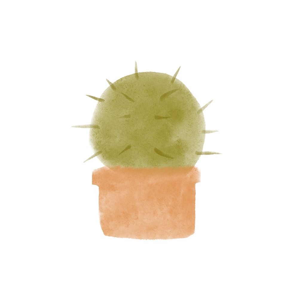 Watercolor Cactus III art print by Bannarot for $57.95 CAD