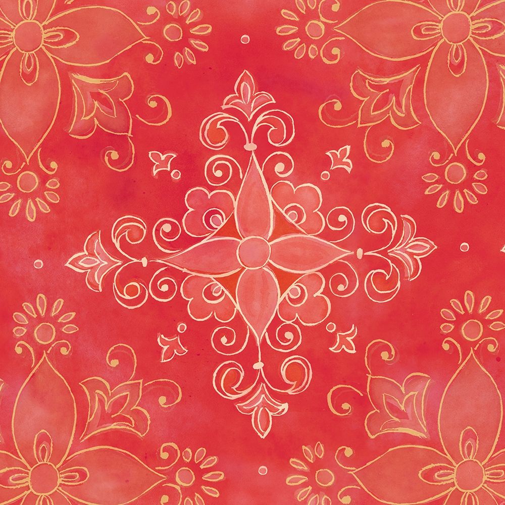 Garden Roses Medallion II art print by Cynthia Coulter for $57.95 CAD