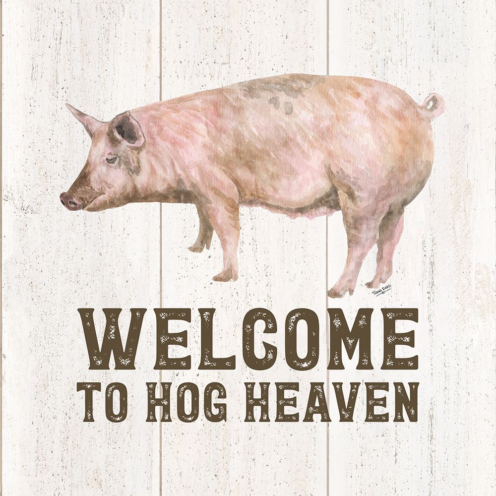 Farm Life VII-Hog Heaven art print by Tara Reed for $57.95 CAD