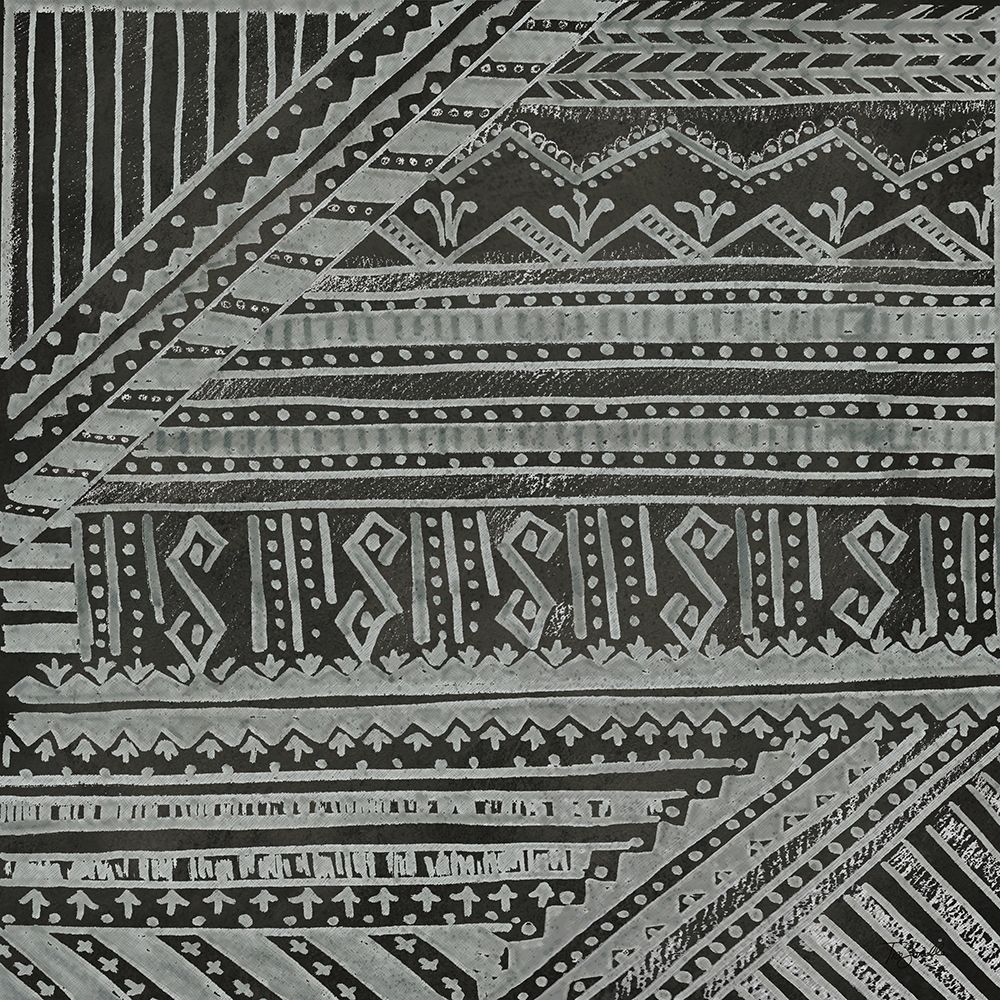 Boho Tribal Cloth I black art print by Tre Sorelle Studios for $57.95 CAD