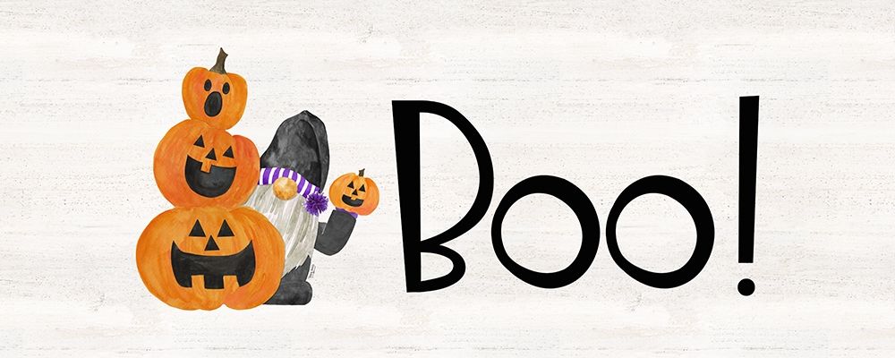 Gnomes of Halloween panel I-Boo art print by Tara Reed for $57.95 CAD