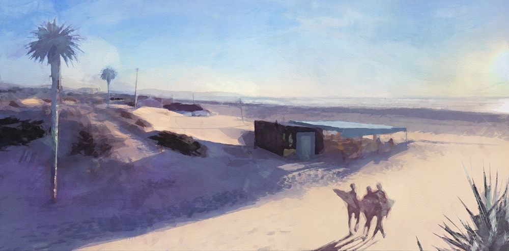Three  Surfers art print by Noah Bay for $57.95 CAD