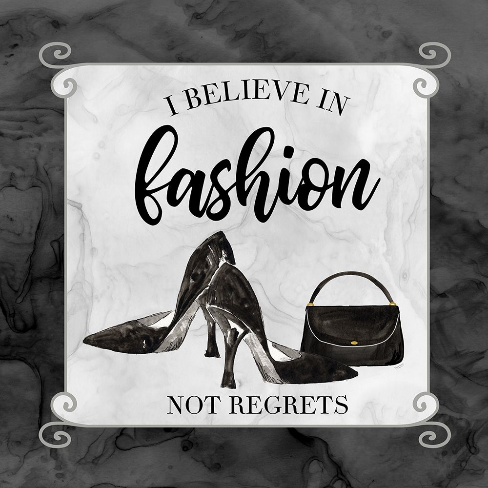 Fashion Humor VII-Believe in Fashion art print by Tara Reed for $57.95 CAD