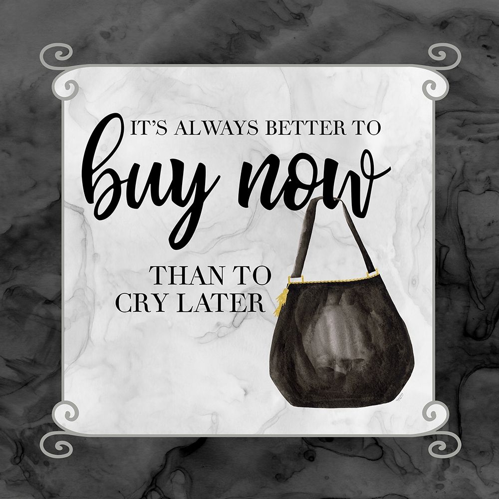 Fashion Humor VIII-Buy Now art print by Tara Reed for $57.95 CAD