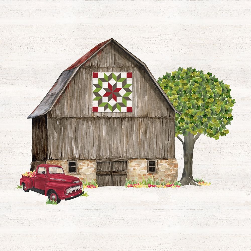 Spring and Summer Barn Quilt II art print by Tara Reed for $57.95 CAD
