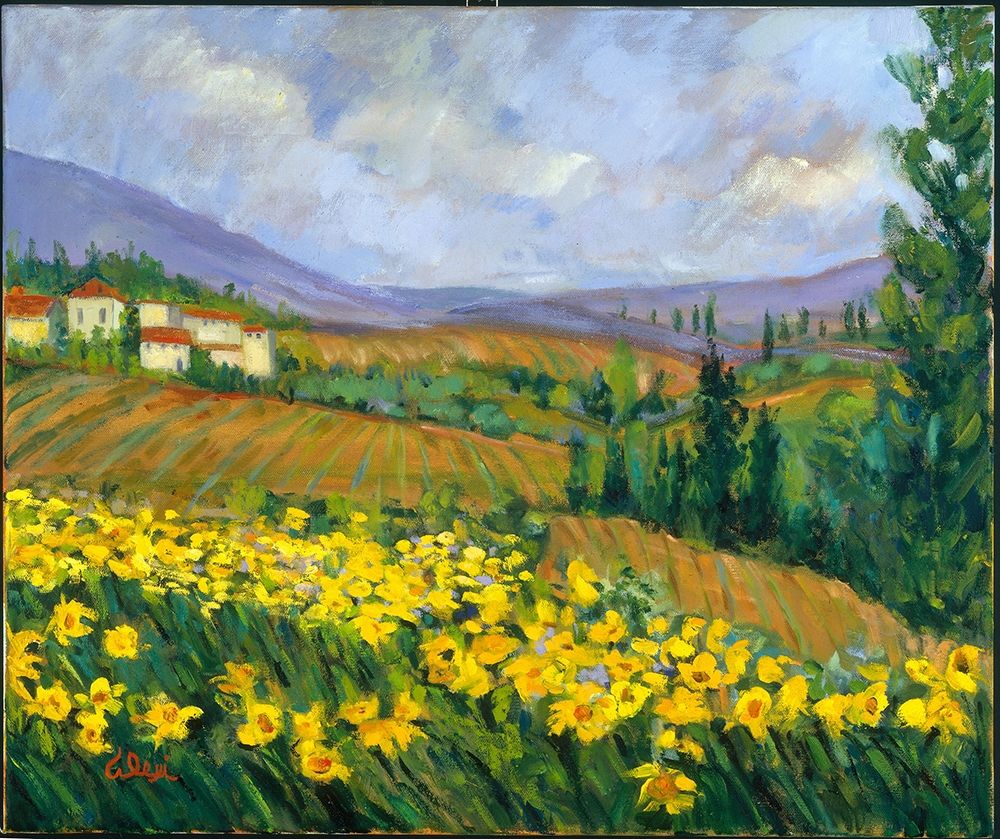Field of Yellow art print by Alexi Fine for $57.95 CAD