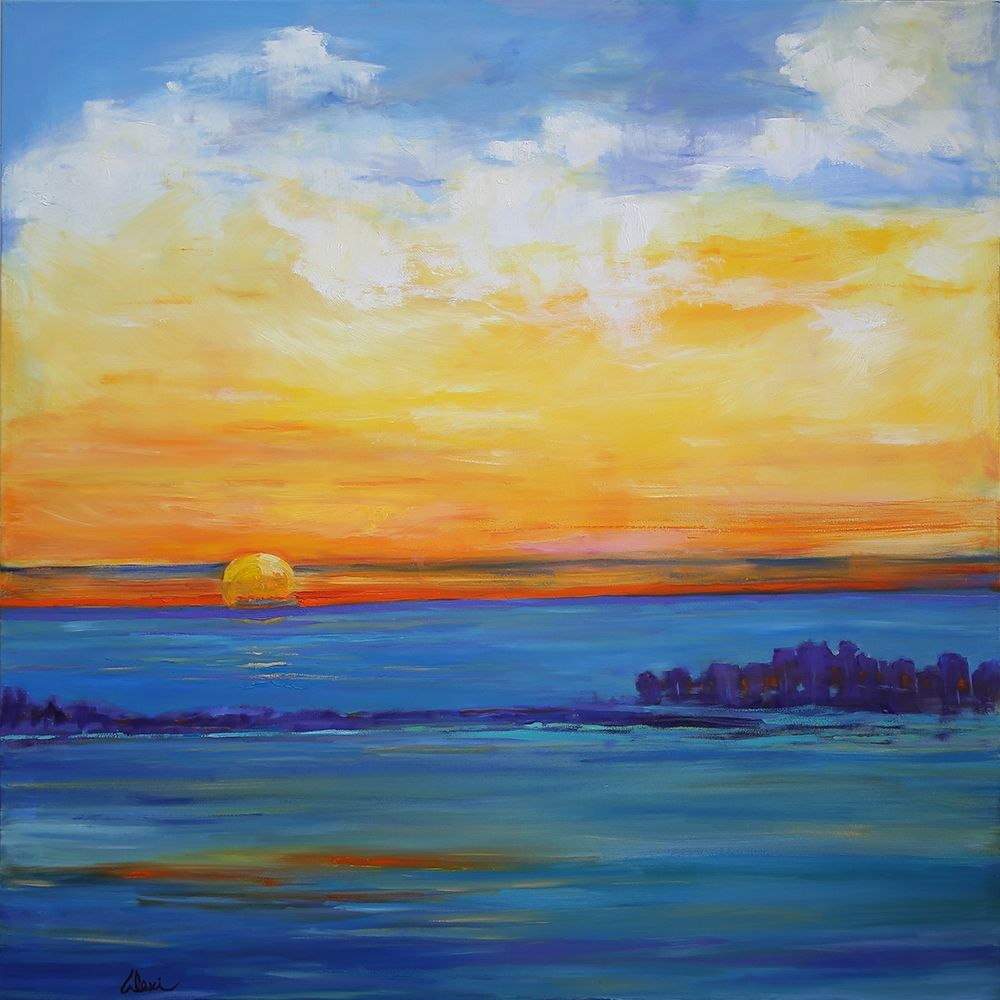 Independence Day Sunset art print by Alexi Fine for $57.95 CAD
