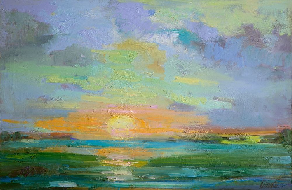 Sherbert Sunset art print by Alexi Fine for $57.95 CAD