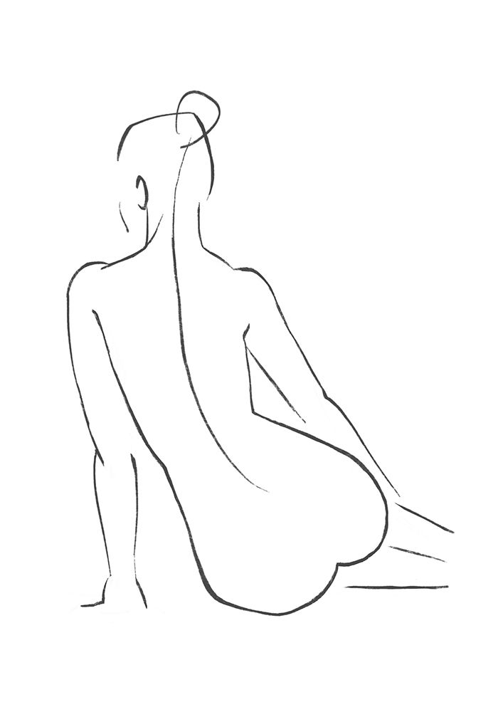 Line  Art Figure IV art print by Bannarot for $57.95 CAD