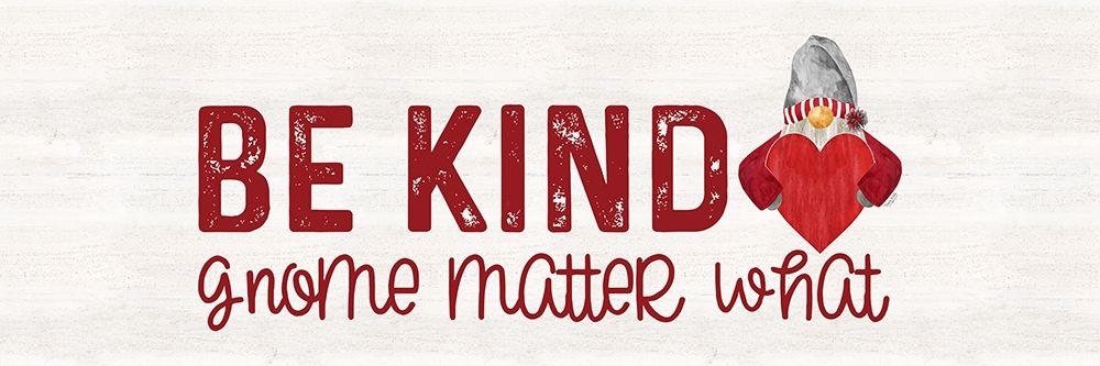 Valentine Gnomes panel II-Be Kind art print by Tara Reed for $57.95 CAD