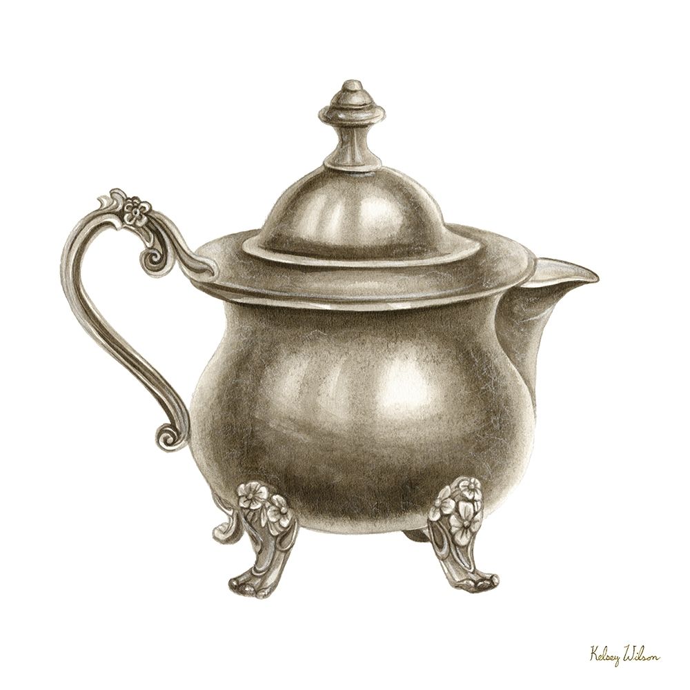 Vintage  Tableware V-Pitcher art print by Kelsey Wilson for $57.95 CAD