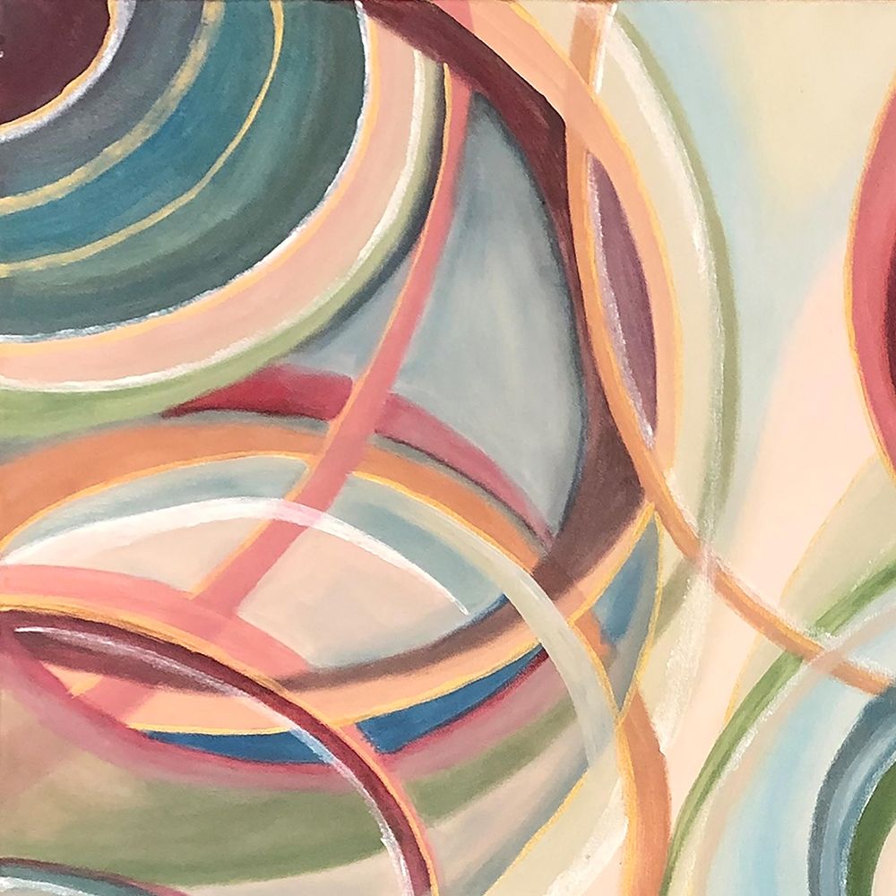 Overlapping  Rings I art print by Lee C for $57.95 CAD