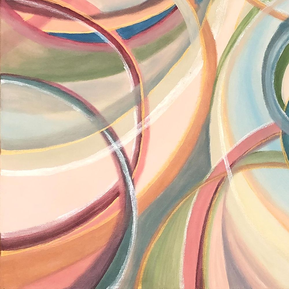 Overlapping  Rings IV art print by Lee C for $57.95 CAD