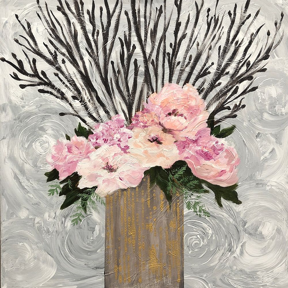 Twiggy  Floral Arrangement art print by Lee C for $57.95 CAD